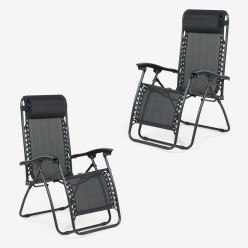Fauteuil d'extérieur - Pack 2 unités 2
