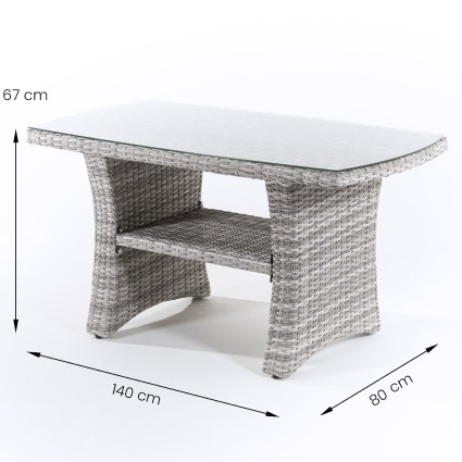 Conjunto sofas 5 plazas Monaco 140 cm