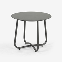 Mesa externa Olivia 60cm aluminio antracite