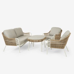 Conjunto de sofas OLIVIA MESA, POLTRONAS E SOFÁ 170 cm