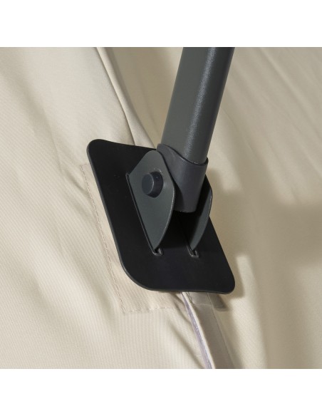 Tecido de reposicão para guarda-sol 300 cm cor bege