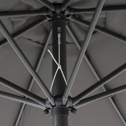 Toile de rechange pour parasols gris 300 cm 2