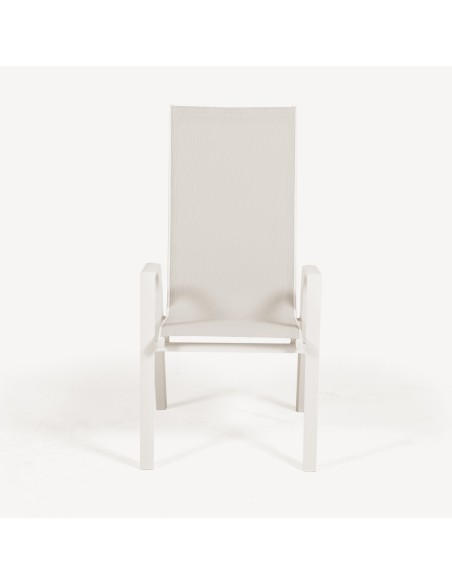 CADEIRA DE JARDIM COM ENCOSTO ALTO OFF-WHITE - PACOTE COM 2 UNIDADES