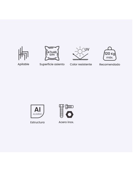 CADEIRA DE JARDIM COM ENCOSTO ALTO OFF-WHITE - PACOTE COM 2 UNIDADES