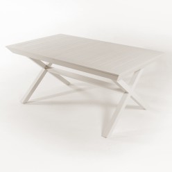 MESA EXTENSÍVEL DE ALUMÍNIO PARA EXTERIOR 170-240 OFF-WHITE