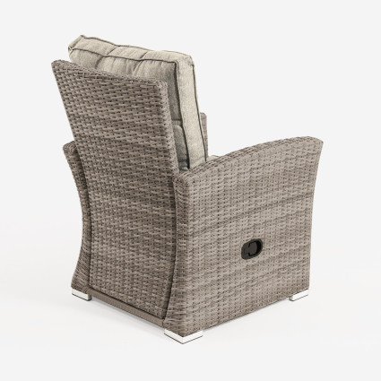 Fauteuil de terrasse inclinable Monaco Tan - Paquet de 2 unites