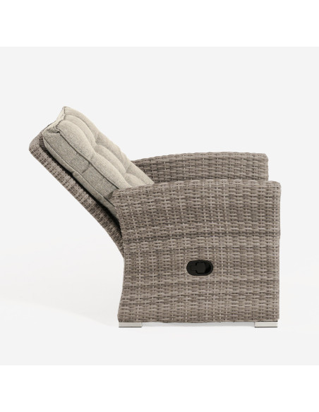 Fauteuil de terrasse inclinable Monaco Tan - Paquet de 2 unites