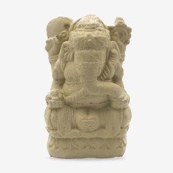 Petite figurine beige de Ganesh