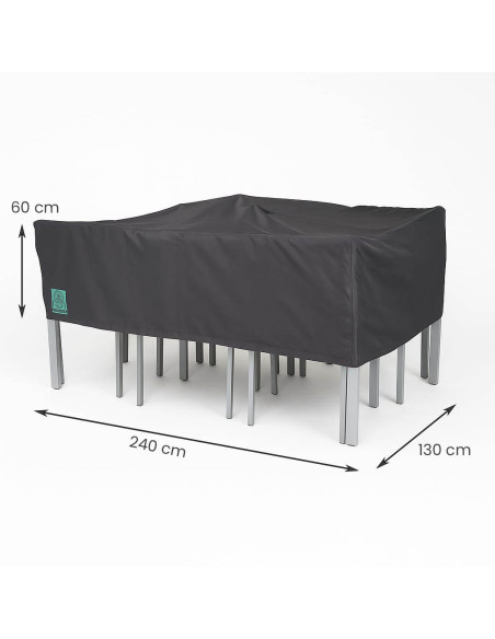 Funda de mesa 240 cm de jardin