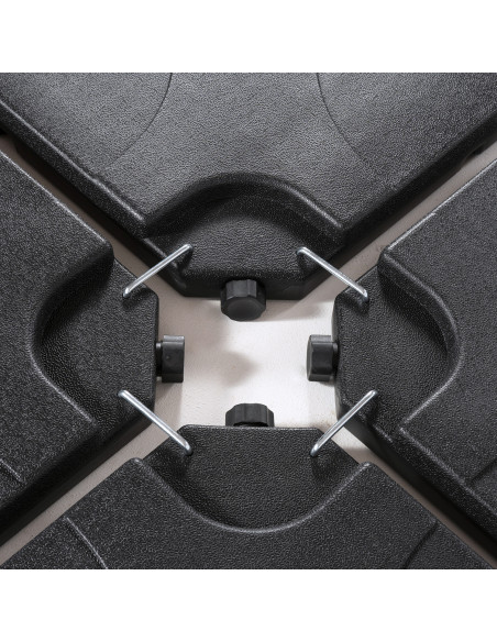 Base de parasol 4 piezas rellenables CON TARA