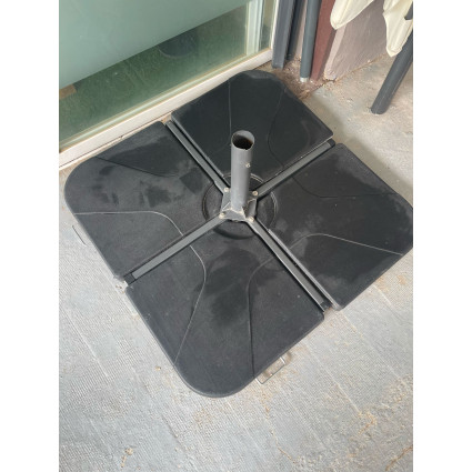 Base de parasol 4 piezas rellenables CON TARA