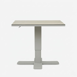 Table exterieure 80X80 cm gris terre 2