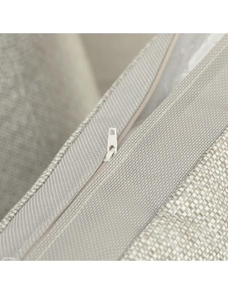 Sofa de jardim de aluminio de 2 lugares Como cinza terra