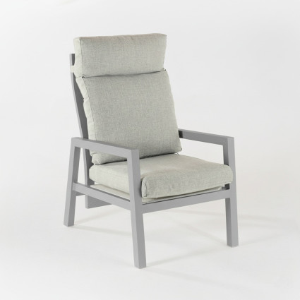 Como terra, cinza terra de jardim reclinavel