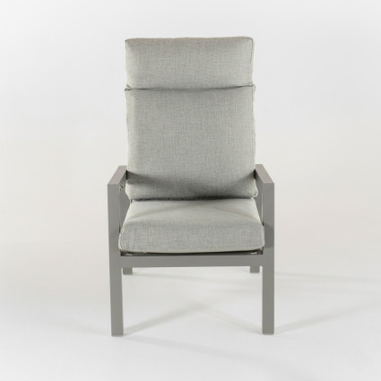 Como terra, cinza terra de jardim reclinavel