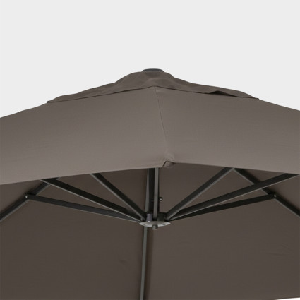 Parasol de jardin : pendule 300X300 cm couleur anthracite