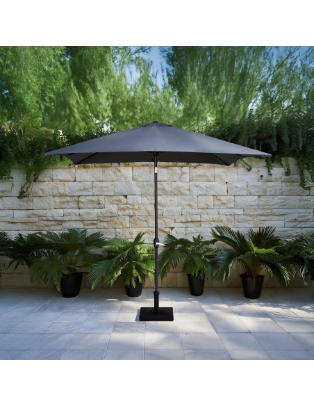 Guarda-sol fixo externo de 250x250cm cor antracito