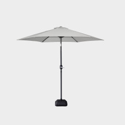 Parasol de terraza redondo de 270cm color Natural