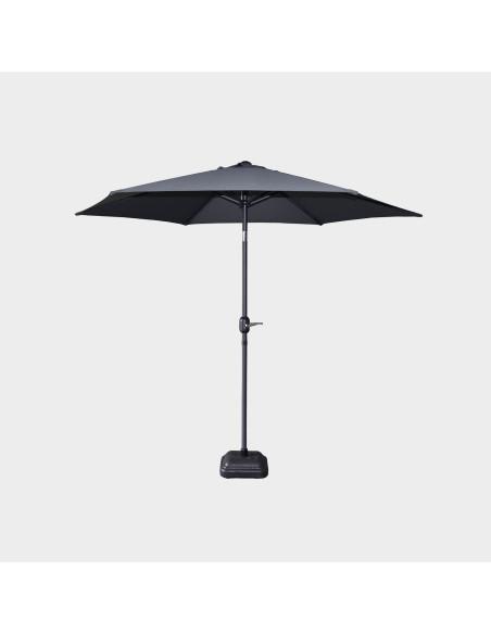 Parasol exterieur rond de 270 cm de couleur anthracite