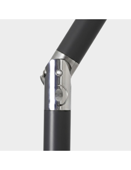 Parasol exterieur rond de 270 cm de couleur anthracite