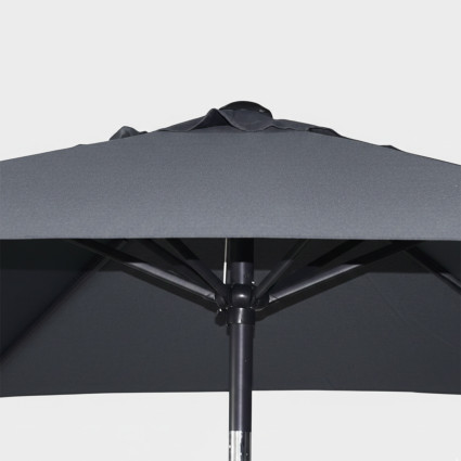 Parasol exterieur rond de 270 cm de couleur anthracite