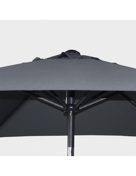 Parasol exterieur rond de 270 cm de couleur anthracite