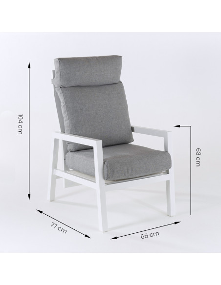 Fauteuil d'exterieur de style relax Laver