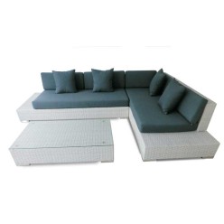 Conjunto sofás de jardín fibra Nevada