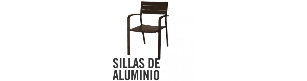 Chaises et fauteuils de jardin en aluminium 